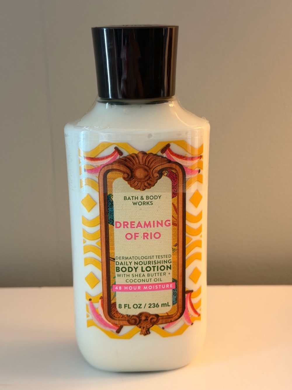 Bath & Body Works Dreaming of Rio Body Lotion - Pink, Yellow & Black